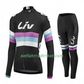 Radbekleidung Radtrikot Langarm + Lang Radhose 2015 CCC Liv Damen N001
